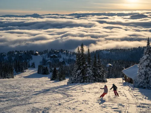 Hudson Bay Mountain Resort Smithers BC skiing inversion