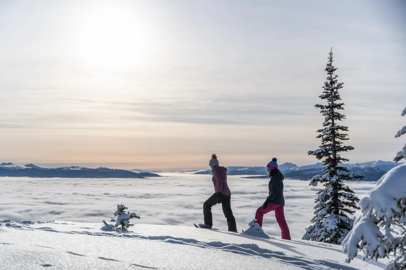 Smithers snowshoeing