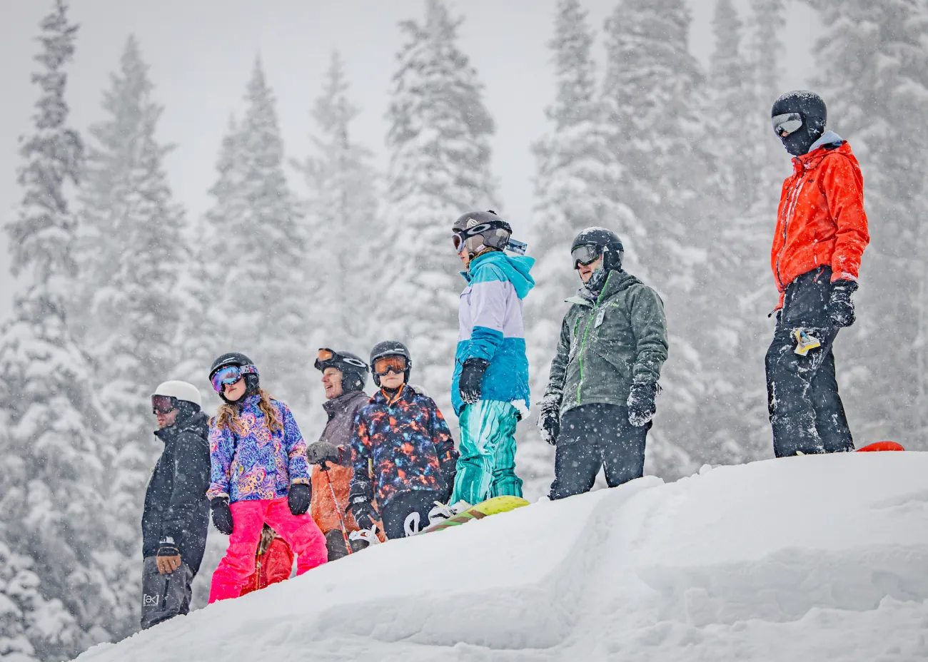 Troll Ski resort powder day