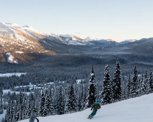 Powder King snowboarding